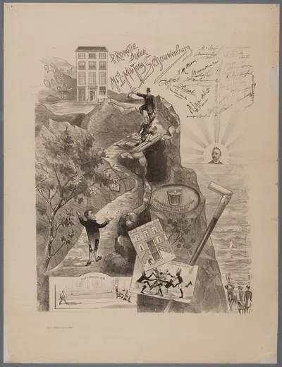 Lucas Maximiliaan de Jong Schouwenburg by Dieperink & Co, Lith., 1888 — digital art print download