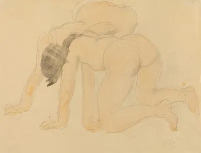 Two Nudes by Odilon Roche, 1918-1947 — digital art print download