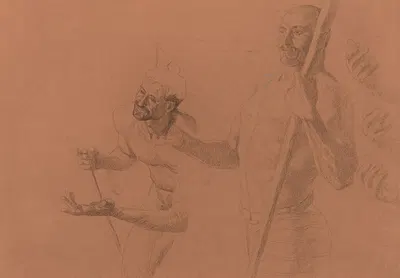 Studies for a Boatman by Отто Грейнер — digital art print download