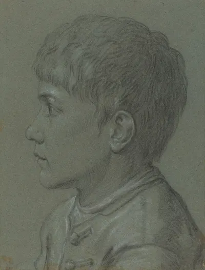 Head of a Boy by Паоло Фаринати — digital art print download