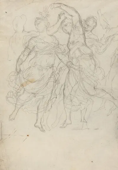 Women Dancing by Pietro Fancelli, c. 1820 — digital art print download