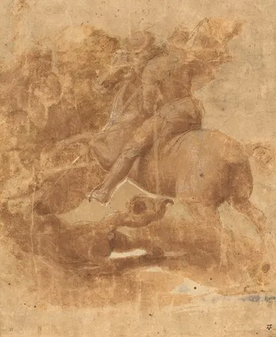 Saint George and the Dragon by Raphael — digital art print download