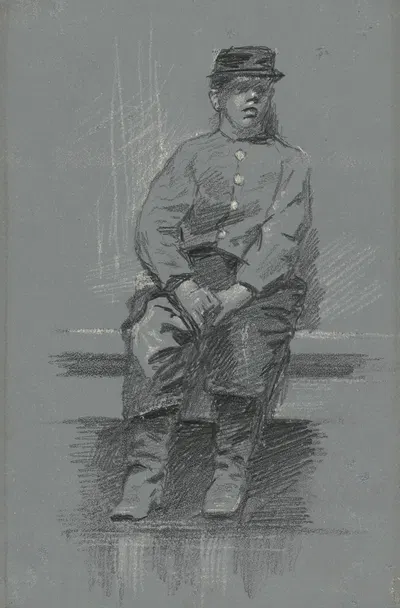 The Cadet by Robert William Vonnoh — digital art print download