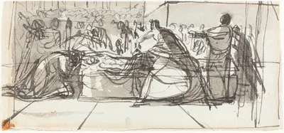The Laying Out of Christ by Sir George Hayter — digital art print download