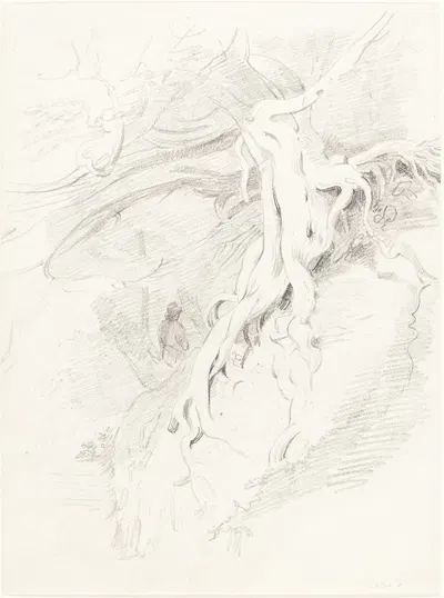 The Yew at Clifton by Талес Филдинг — digital art print download