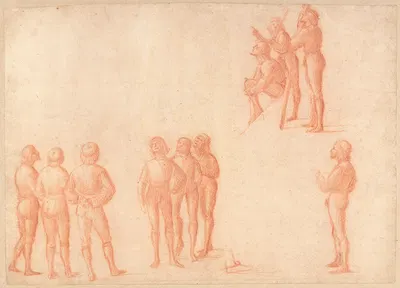 Groups of Male Figures by Витторе Карпаччо, c. 1514 — digital art print download
