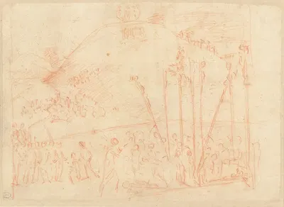 The Martyrdom of the Ten Thousand by Витторе Карпаччо, c. 1514 — digital art print download