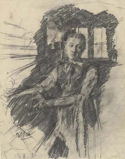 Malresl Working in the Kitchen by Вильгельм Лейбл, c. 1898 — digital art print download