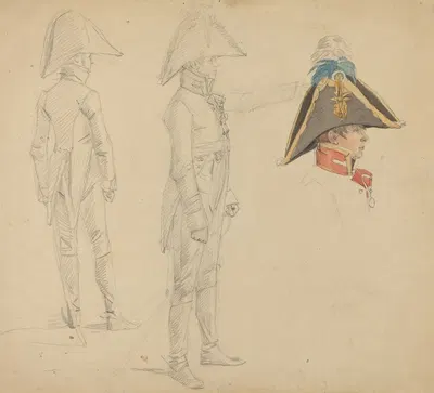 Studies of Major von Washington by Wilhelm von Kobell — digital art print download