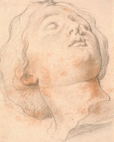 Head of a Roman woman, quarter profile turned to the right by Willem Panneels, 1628 – 1630 — digital art print download