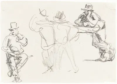 Studies of a Male Figure by Уильям Генри Хант — digital art print download