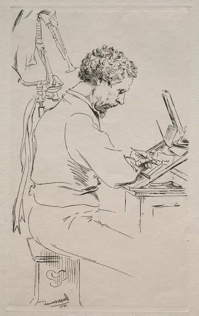 Charles Kean by Феликс Браккемонд, 1871 — digital art print download