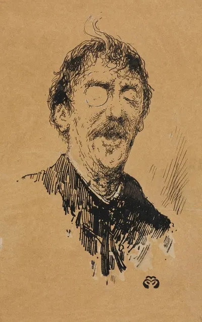 James MacNeill Whistler by Mortimer Menpes — digital art print download