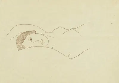 Reclining Nude Woman by Ananda K. Coomaraswamy — digital art print download