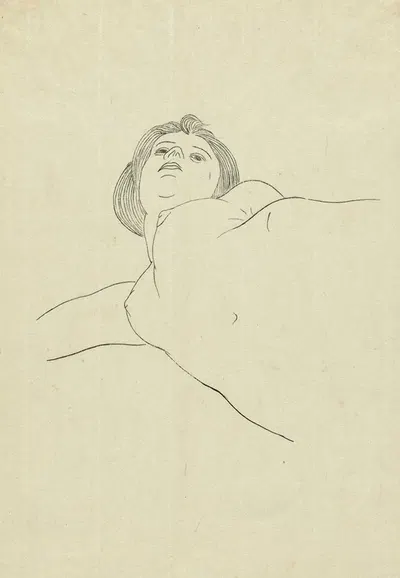 Reclining Nude Woman by Ananda K. Coomaraswamy — digital art print download