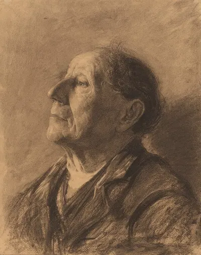 Portrait of an Old Man by John Kavanagh, c. 1884 — digital art print download
