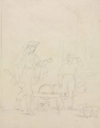 Who'll Turn the Grindstone? by Уильям Сидни Маунт, c. 1850 — digital art print download