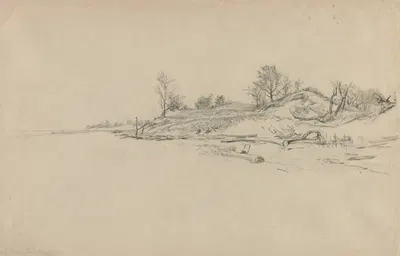 Sand Dunes, Lake Ontario by Homer Dodge Martin, c. 1874 — digital art print download