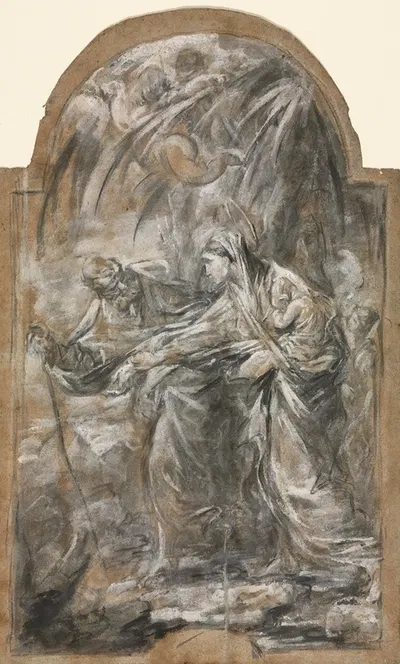 Flight into Egypt by Алессандро Маньяско — digital art print download