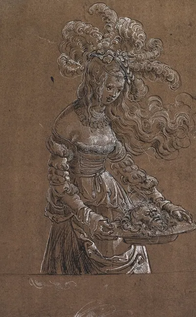Salome with the Head of St. John the Baptist by Альбрехт Альтдорфер, c. 1517 — digital art print download
