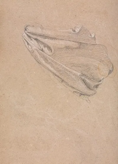 Drapery study by Франческо Лоренци, 1760 — digital art print download