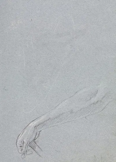 Verona Sketchbook: Right hand (page 7) by Франческо Лоренци, 1760 — digital art print download