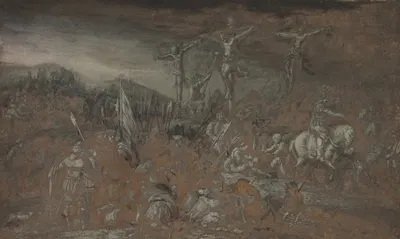 The Crucifixion by Геррит Баттем — digital art print download