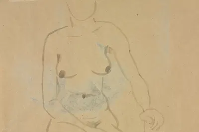 Torso of a Nude Woman by Jane Poupelet — digital art print download