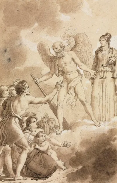 Allegory by Шарль Абрахам Шассела, 1818 — digital art print download