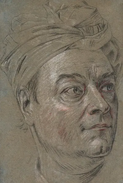 Jacques Dumont, called Le Romain by Морис-Кентен де Ла Тур, c. 1742 — digital art print download