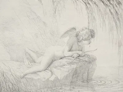 Repose of the World by Пьер-Нарцисс Герин, 1818 — digital art print download