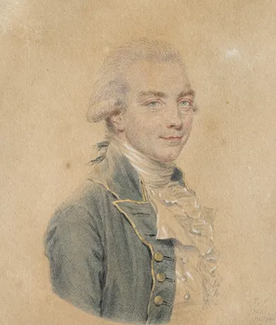 Portrait of Sir John Macpherson, 1st Baronet, Governor-General of India by Джон Смарт, 1787 — digital art print download