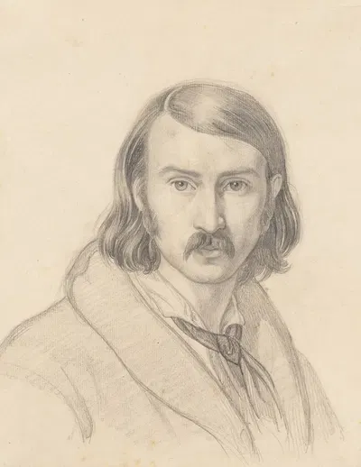 Self-Portrait by Фридрих Преллер Старший, 1838 — digital art print download