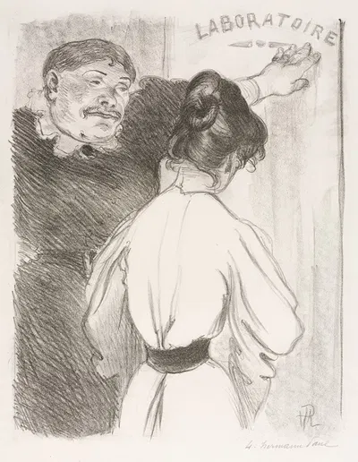 Laboratoire by Рене Жорж Эрман-Поль, c. 1900 — digital art print download