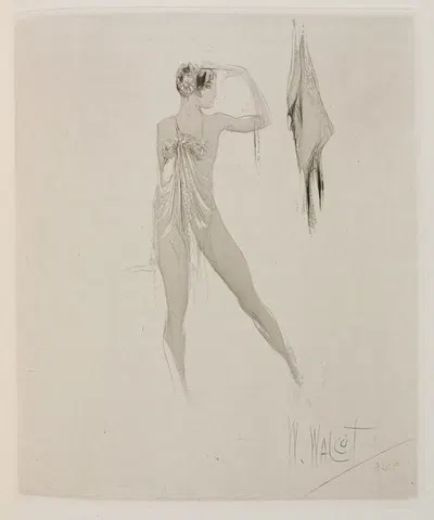 Herodias: Page 47, Her feet stepped one before the other by Уильям Уолкот, 1928 — digital art print download