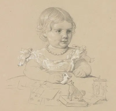 Portrait of a Child by Henri Lehmann — digital art print download