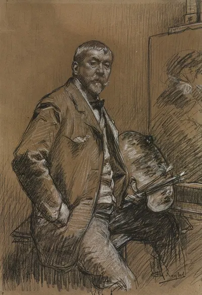 Self-Portrait by Фердинанд Ройбе — digital art print download
