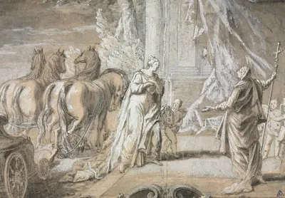 Madame de Maintenon Returning to the Catholic Church [2] by Шарль Доминик Жозеф Эйзен — digital art print download