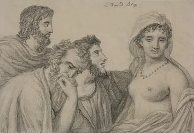 Phryné before the Judges by Жак Луи Давид — digital art print download