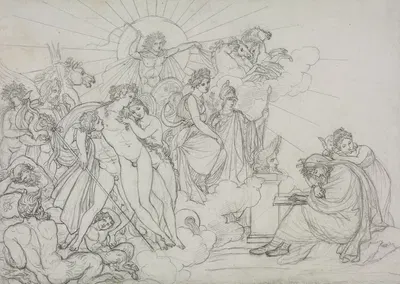 Invocation to the Divinities who preside over Agriculture from Virgil's "Georgics" by Анн Луи Жироде-Триосон — digital art…