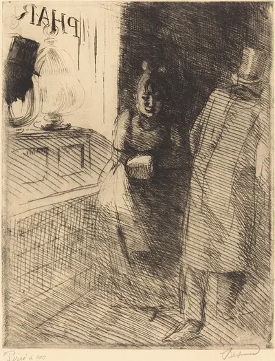 Prostitution (La Prostitution) by Альбер Безнар, c. 1886 — digital art print download