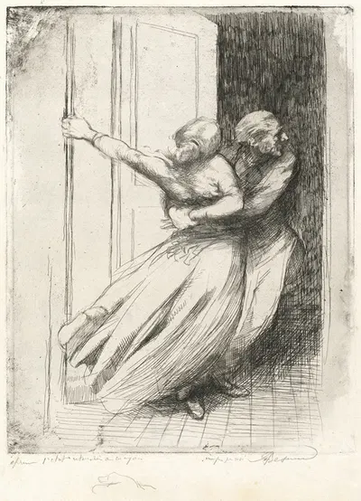 The Rape (Le Viol) by Альбер Безнар, c. 1886 — digital art print download