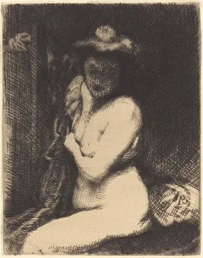 Woman at Her Toilette (La toilette) by Альбер Безнар, 1905 — digital art print download