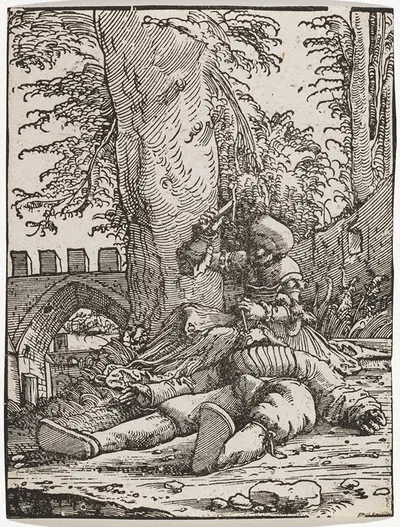 Jael tötet Sisera by Альбрехт Альтдорфер, 1523 — digital art print download