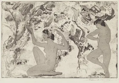 Angled Beauty by Артур Боун Дэвис, 1918 — digital art print download