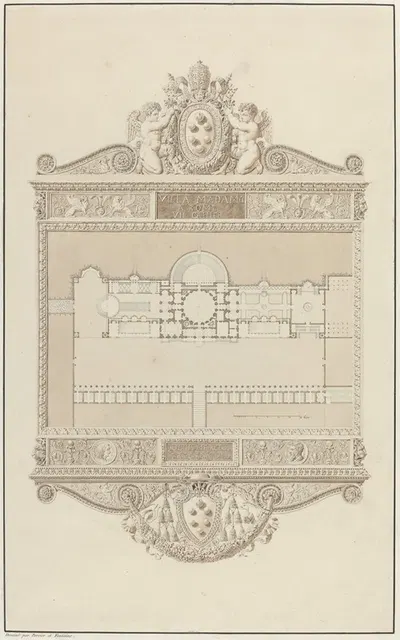 Villa Madama a Rome by Charles Percier — digital art print download