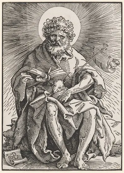 Der heilige Johannes der Täufer by Hans Baldung, 1519 — digital art print download