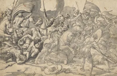 Schlachtszene by Ганс Бок старший, 1582 — digital art print download