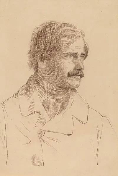 The Artist's Brother – Richard Greenough by Horatio Greenough, c. 1850 — digital art print download