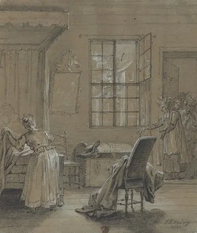 Ragotin dans le coffre by Jean-Baptiste Oudry, 1737 — digital art print download